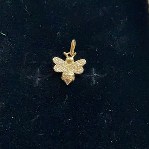 14K SOLID Yellow Gold Bee PENDANT ONLY!!!